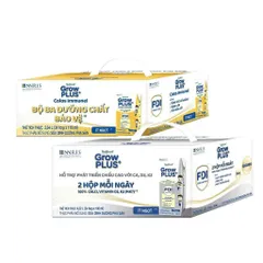 Thùng 24 hộp Sữa Bột Pha Sẵn Nutifood Sweden GrowPLUS+ Bạc, Vàng Immunel,Lactoferrin Hộp 110/180ml