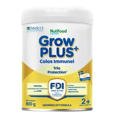[Combo 2 Lon] Sữa bột Nutifood GrowPLUS Immunel 0+ 1+ 2+ Lon 800g, Sweden Sữa non cho bé tăng cường đề kháng, bé ăn ngon