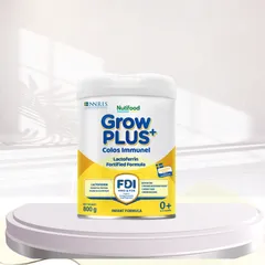 [Combo 2 Lon] Sữa bột Nutifood GrowPLUS Immunel 0+ 1+ 2+ Lon 800g, Sweden Sữa non cho bé tăng cường đề kháng, bé ăn ngon