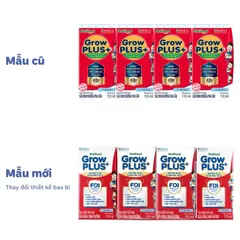 [COMBO 6 LỐC] Sữa Pha Sẵn Nutifood Growplus+ Đỏ, Xanh - Cho Trẻ Suy Dinh Dưỡng -  Ít Đường 110ml và 180ml