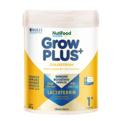 [Combo 2 Lon] Sữa bột Nutifood Sweden GrowPLUS+ Colostrum Lactoferrin 0+,1+, 2+ Lon 800g