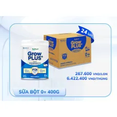 Thùng 48 Hộp Sữa Pha Sẵn Nutifood GROWPLUS+ Xanh Nhạt  110ml, 180ml (Tiêu Hóa)