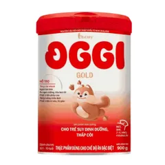 Sữa Bột OGGI Gold Lon 900g - Cho bé Suy Dinh Dưỡng, Thấp Còi (Mẫu Mới)