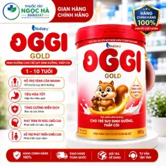 Sữa Bột Oggi Gold, Oggi Canxi 900g Vitadairy Cho Bé 1-10 Tuổi -Tăng Cân Khỏe, Tiêu Hóa Tốt, Hỗ Trợ Phát Triển Chiều cao