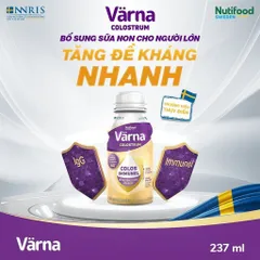 Thùng Sữa Non Pha Sẵn Värna Colostrum (24 Chai x 237ml) - Sữa Cho Người Lớn Tăng Cường Đề Kháng