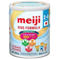 [Combo 2 Lon] Sữa Bột Meiji Kids Formula Nhập Khẩu Chính Hãng Cung Cấp Dưỡng Chất Cho Bé 2 -6 Tuổi 800g