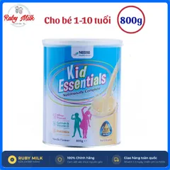 Sữa Bột Nestle Kid Essentials Hương Vani Lon 800g - Tăng Cân, Tăng Chiều Cao cho bé