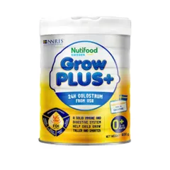 Sữa Bột Nutifood GrowPLUS+ Vàng Sữa Non Tăng Đề Kháng 0+,1+, 2+ Lon 800g