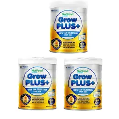 Sữa Bột Nutifood GrowPLUS+ Vàng Sữa Non Tăng Đề Kháng 0+,1+, 2+ Lon 800g