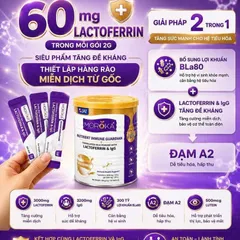 Sữa Lactoferrin Moroka Synbiotics Úc (50 Gói x 2g) Chính Hãng, Hỗ Trợ Tiêu Hóa Và Miễn Dịch Rubymilk 182