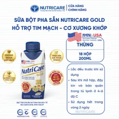 Combo 6 Hộp dùng thử Sữa Pha Sẵn NUTRICARE GOLD 200ML - Giúp Ngủ Ngon Hỗ Trợ Tim Mạch Cơ Xương Khớp Dễ Hấp Thụ Tiêu Hoá