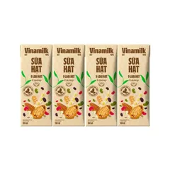 Thùng 24 Hộp Sữa 9 loại hạt Vinamilk Super Nut 180ml ít đường