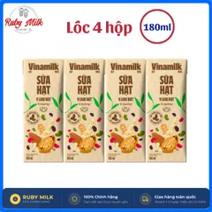 Thùng 24 Hộp Sữa 9 loại hạt Vinamilk Super Nut 180ml ít đường