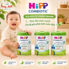 [Thùng 6 Lon ] Sữa Bò HiPP Organic Combiotic 800g/ Sữa Dê HiPP Organic 800g đủ số