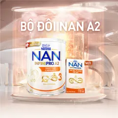 Thùng sữa pha sẵn Nestle NAN INFINIPRO GROW với A2 & HMO hỗ trợ tiêu hóa, đề kháng & phát triển thể chất 110ml/180ml