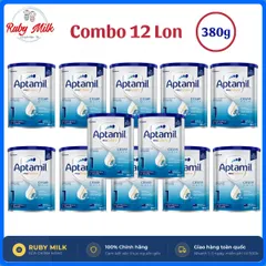 [Thùng 12 Lon] Sữa bột Aptamil Profutura Cesarbiotik New Zealand số 1 Lon 380g cho bé 0-12 Tháng
