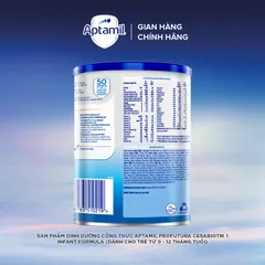 [Thùng 12 Lon] Sữa bột Aptamil Profutura Cesarbiotik New Zealand số 1 Lon 380g cho bé 0-12 Tháng