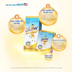 Lốc 4 Hộp Sữa Pha Sẵn Abbott Grow Gold Vani 110ml /180ml