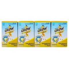 Lốc 4 Hộp Sữa Pha Sẵn Abbott Grow Gold Vani 110ml /180ml