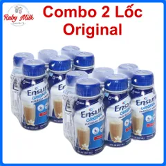 Combo 2 Lốc Sữa pha sẵn Ensure Orginal 237ml (12 chai)