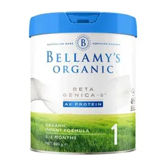 Sữa Bột Bellamy Organic 8HMO Classic Úc Số 1 2 3 4 Lon 800g 900g Đạm A1 A2