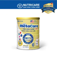 Sữa MetaCare Opti 800g – Dòng 0+ 1+ 2+ HMO, Tăng Cân, Tiêu Hóa Khỏe, Tăng Chiều Cao Cho Bé