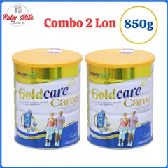 Combo 2 Lon Sữa Bột Wincofood Goldcare Canxi lon 850g