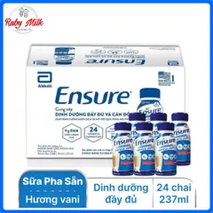 Thùng Sữa pha sẵn Ensure Original 237ml (Thùng 24 chai)