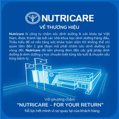 Sữa Bột Nutricare FINE Tăng Cường Sức Đề Kháng Ăn Ngon Miệng Giảm Táo Bón Hỗ Trợ Người Ung Thư Giảm Tác Hại Hoá Xạ Trị