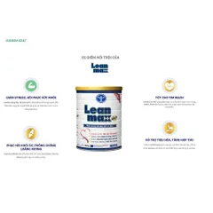 Sữa LeanMax Adult Lon 900g - Dinh dưỡng hồi phục cho người bệnh, người cao tuổi