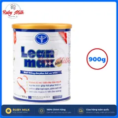 Sữa LeanMax Adult Lon 900g - Dinh dưỡng hồi phục cho người bệnh, người cao tuổi