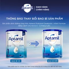 Sữa bột Aptamil Profutura Cesarbiotik New Zealand Lon Số 1 380g