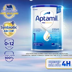 Sữa bột Aptamil Profutura Cesarbiotik New Zealand Lon Số 1 380g