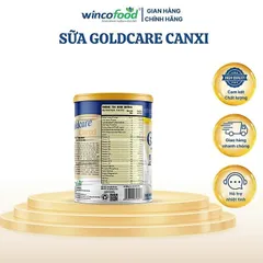 Sữa bột Wincofood GoldCare Canxi hương vani lon 850g