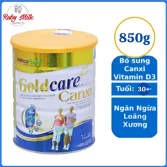Sữa bột Wincofood GoldCare Canxi hương vani lon 850g