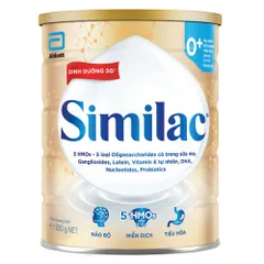 Sữa bột Similac 5G số 0+ Lon 800g (Cho bé 0-12 Tháng)