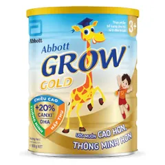 Sữa Abbott Grow Gold 3+ Lon 800g hương Vani (3 - 6 tuổi)