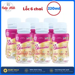 Sữa Pha Sẵn GLUCERNA Chai 220ml Thực Phẩm Dinh Dưỡng Y Học Cho Người Tiểu Đường