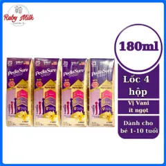 Lốc 4 Hộp Sữa Pha Sẵn Pediasure 110ml/180ml