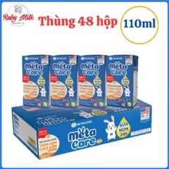 Thùng 48 Hộp Sữa Pha Sẵn Metacare ECO 110ml (trẻ 1 tuổi trở lên)
