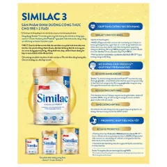 Sữa Similac 5G số 1+ lon Lon 800g (Cho bé 1-2 tuổi)
