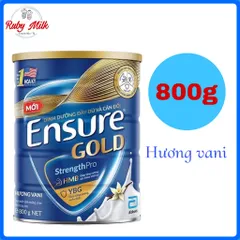 Sữa Bột Ensure Gold Hương Vani Lon 800g