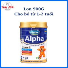 Sữa bột Dielac Alpha 3 Lon 900g (cho trẻ từ 1 - 2 tuổi)