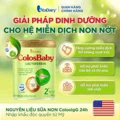 Sữa Bột Colosbaby Lactoferrin Lon 800g - Tăng Cường Đề Kháng - Cho Bé Sinh Mổ