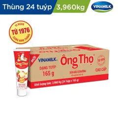 Combo 24 Tuýp Sữa Đặc Có Đường Ông Thọ Đỏ, Dâu, Socola Tuýp 165g