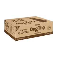 Combo 24 Tuýp Sữa Đặc Có Đường Ông Thọ Đỏ, Dâu, Socola Tuýp 165g