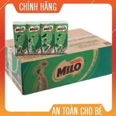 Thùng 48 Hộp Sữa MILO lúa mạch 180ml