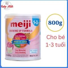 Sữa Bột Meiji Nhập Khẩu Số 1 Lon 800g (Cho bé 12-36 tháng)