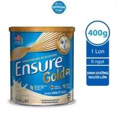 Sữa Bột Ensure Gold Hương Vani Ít Ngọt Lon 380g