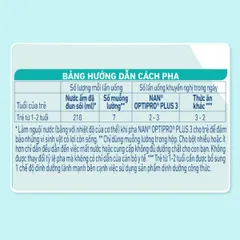 Sữa Nan Optipro PLUS 3 Lon 800g Cho bé 1-2 tuổi
